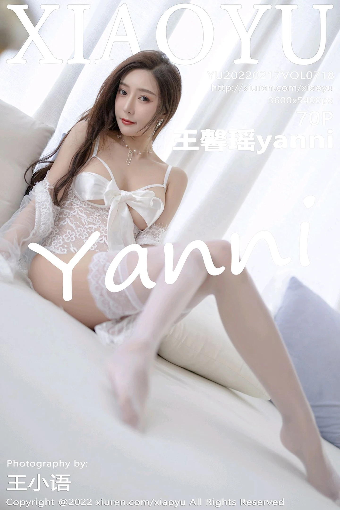 [XiaoYu画语界]Vol.718_女神王馨瑶yanni云南心愿旅拍私房缕空情趣内衣配蕾丝袜诱惑写真70P-秀人网 - XiuRen.Xyz